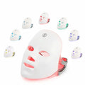 NNETM Portable 7 Color Light Facial Mask - Touch Screen Skin Care Device with Multi-Function Beauty Benefits - USB Charged