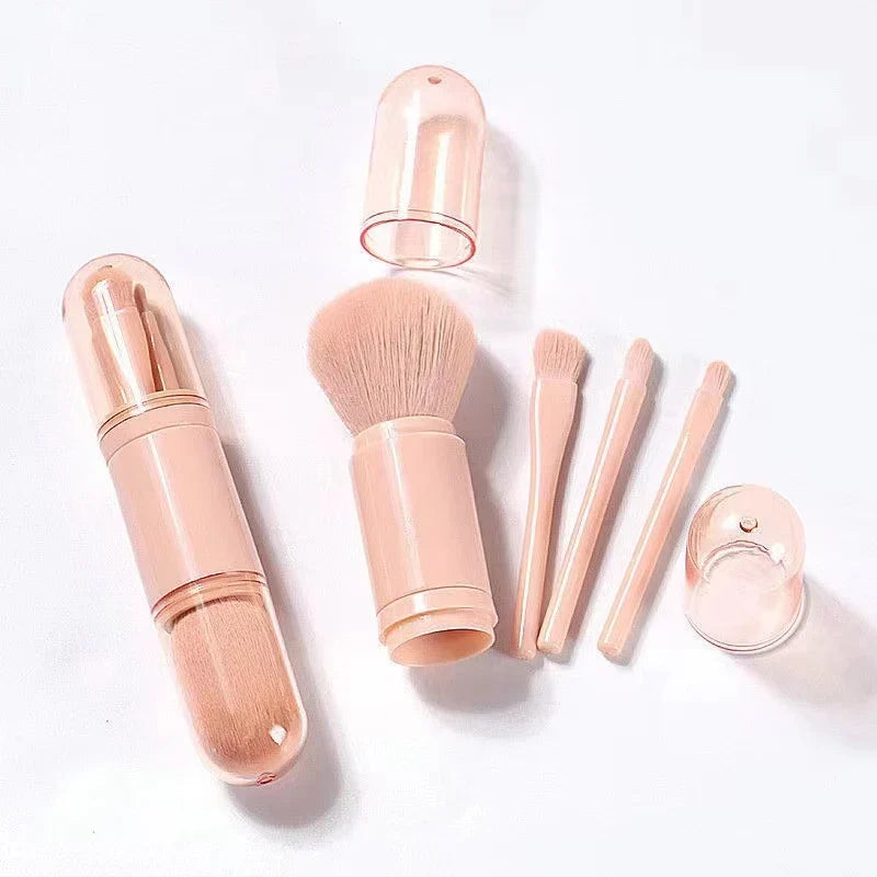 4in1 Travel Makeup Brushes Set Portable
