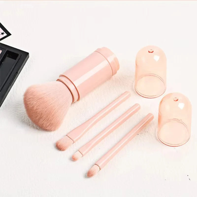 4in1 Travel Makeup Brushes Set Portable