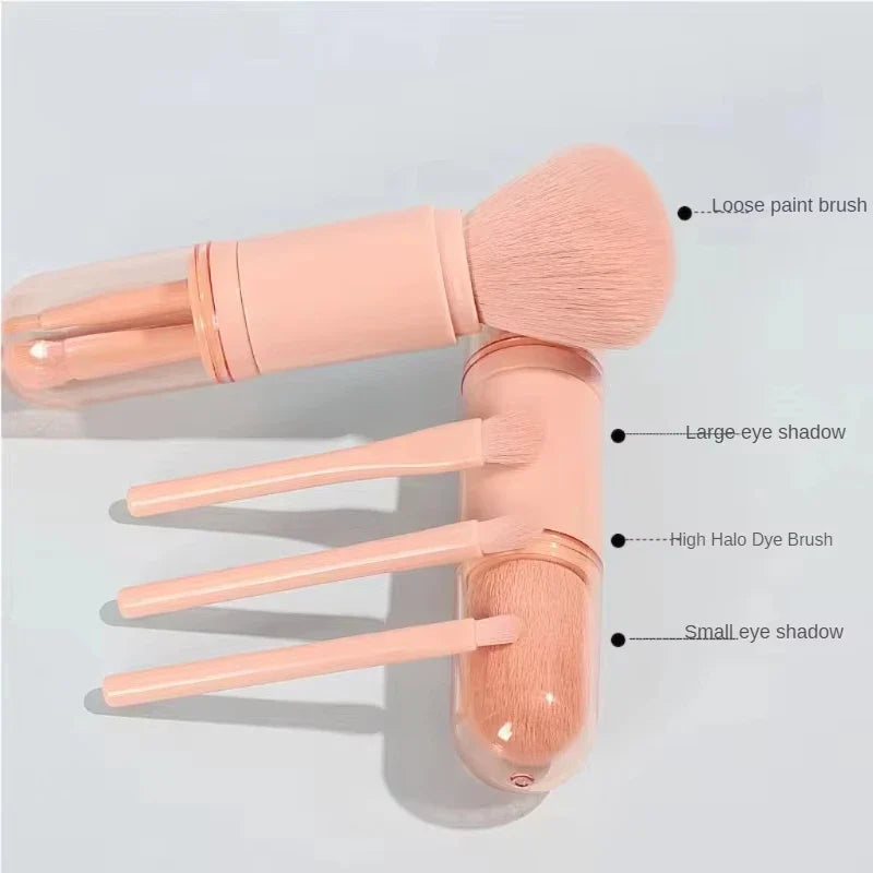 4in1 Travel Makeup Brushes Set Portable