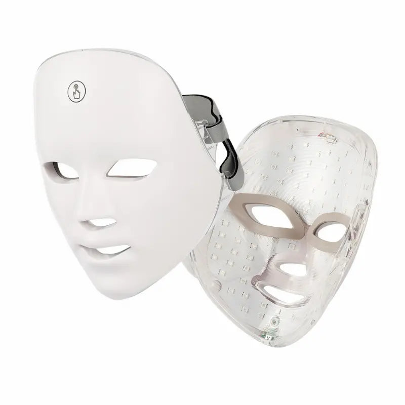 NNETM Portable 7 Color Light Facial Mask - Touch Screen Skin Care Device with Multi-Function Beauty Benefits - USB Charged