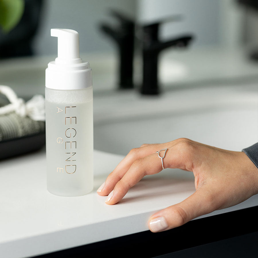 Cleansing Mousse | Natural Makeup Remover & Deep Pore Cleanser for Men & Women | Legend Age