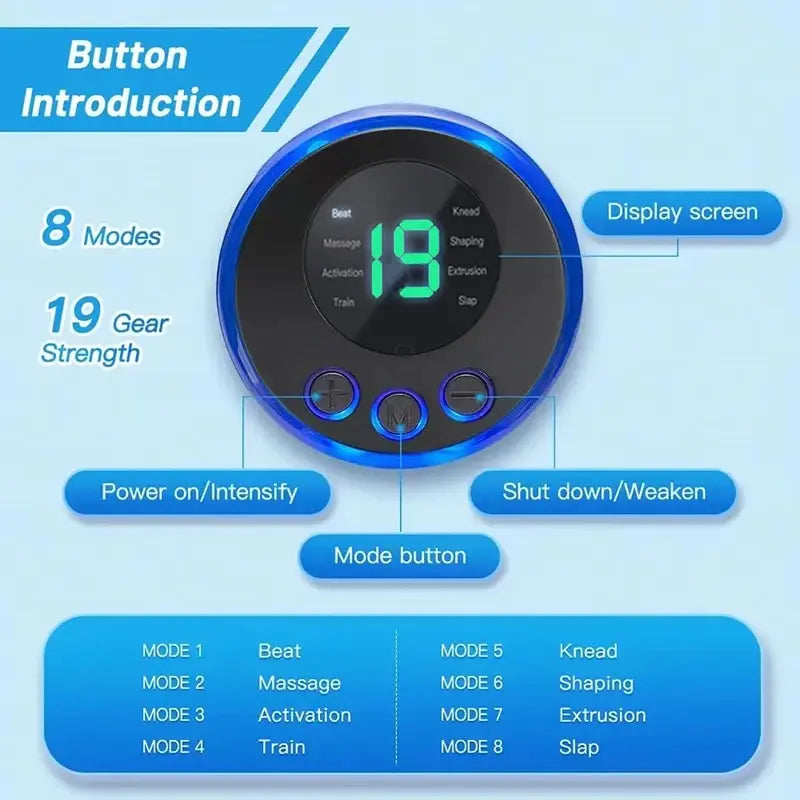 NNEOBA Electric Foot Massager Stimulation Pad Pressure Relief