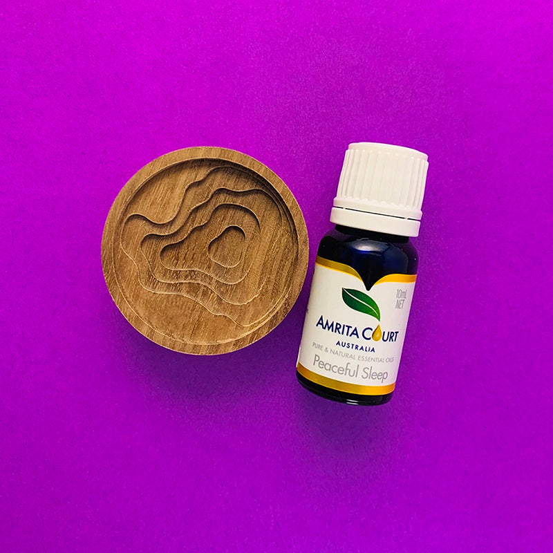 Peaceful Sleep+Wood Diffuser | Improve Sleep | Calming & Sedating | Essential Oil Combo