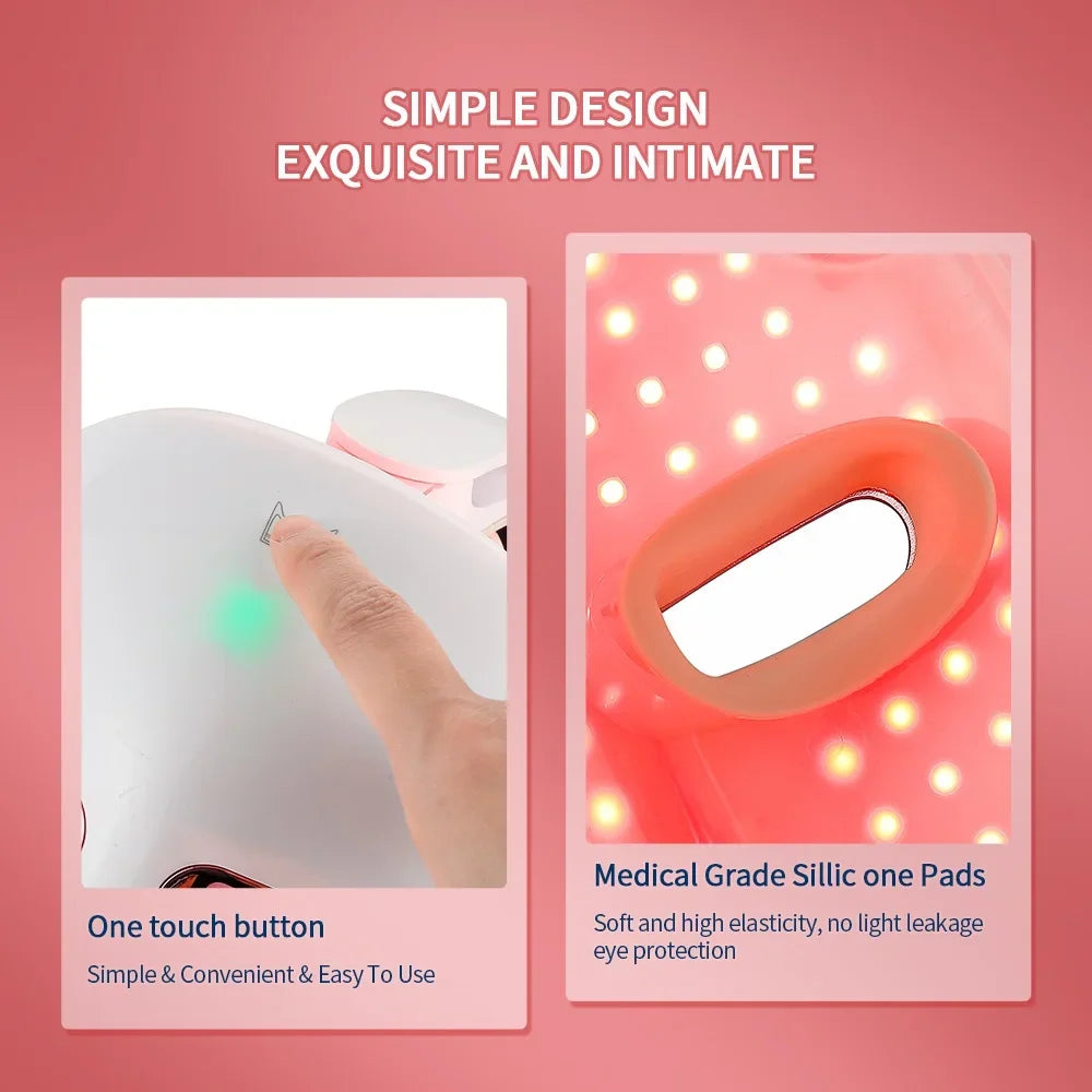 7 Colors LED Facial Mask - Wireless Face Care Treatment